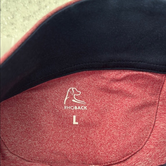 Rhoback - Women's Pink Performance Q-Zip (cranberry heather) brand new - Picture 3 of 7